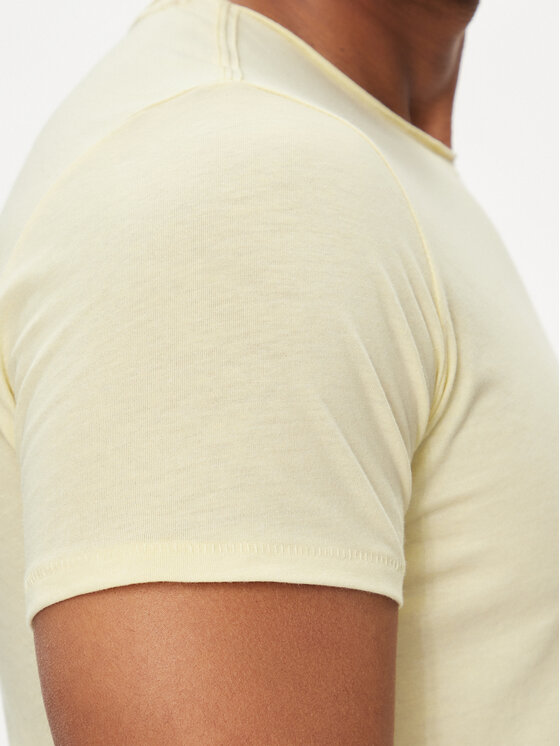 Tommy Jeans Tommy Jeans Marškinėliai Jaspe DM0DM09586 Geltona Slim Fit