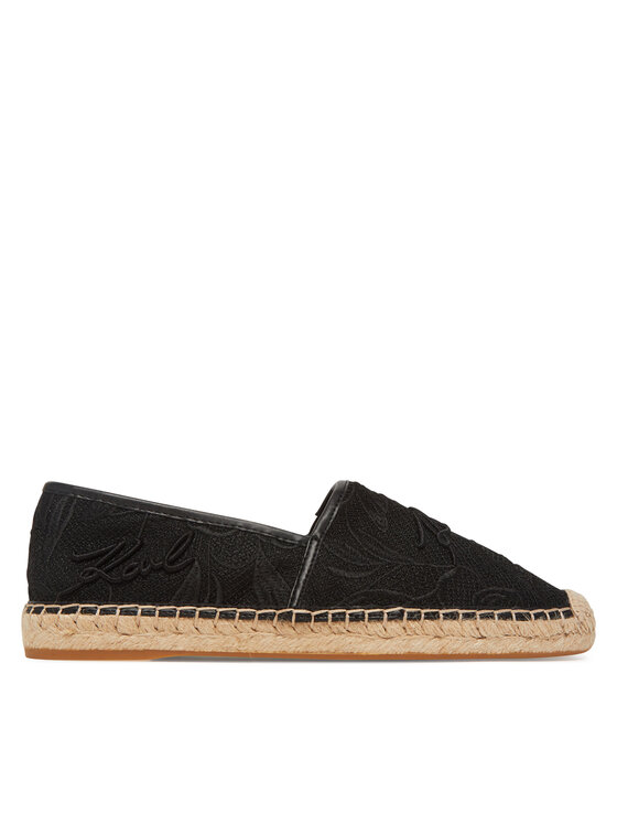 KARL LAGERFELD Espadrilky Kamini KL80121A Čierna