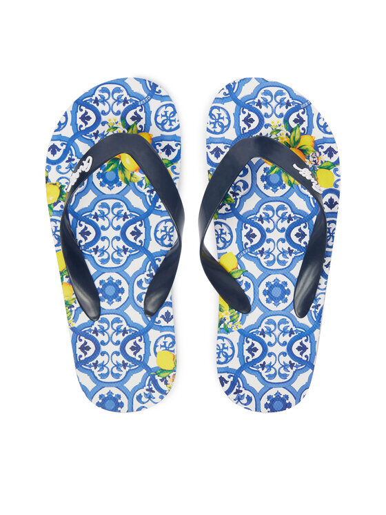 Guess Guess Čības uz pirksta J6GZ25 WO780 Tumši zils