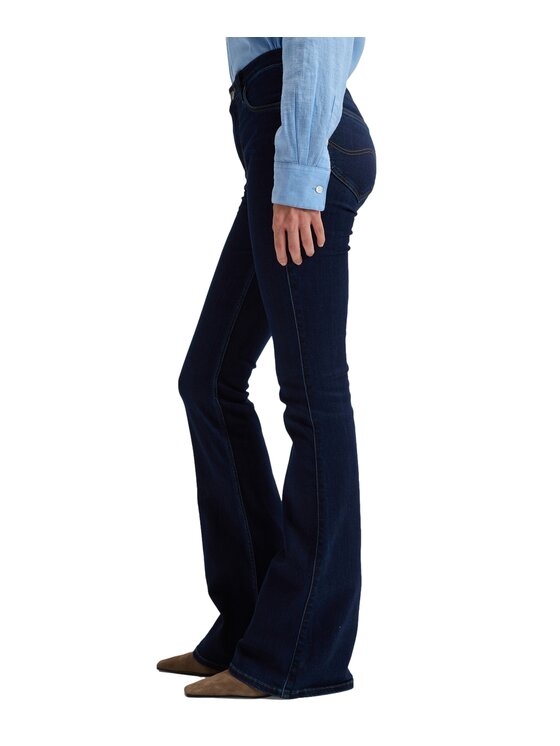 Lee Lee Jeansy Breese Granatowy Wide Leg