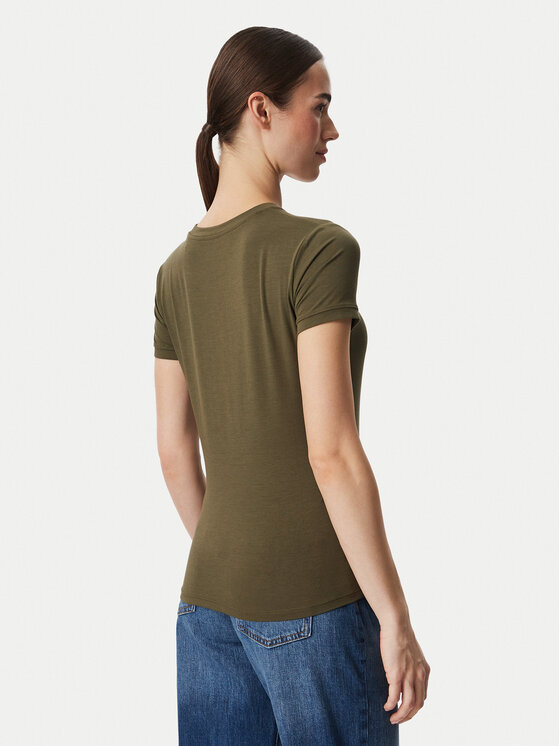 Guess Guess T-Shirt W6YI12 K3751 Khaki Regular Fit