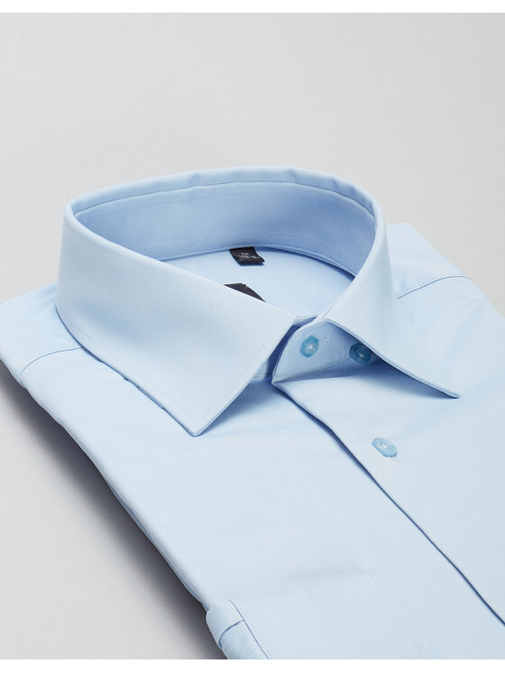 Borgio Borgio Koszula lumia Niebieski Slim Fit