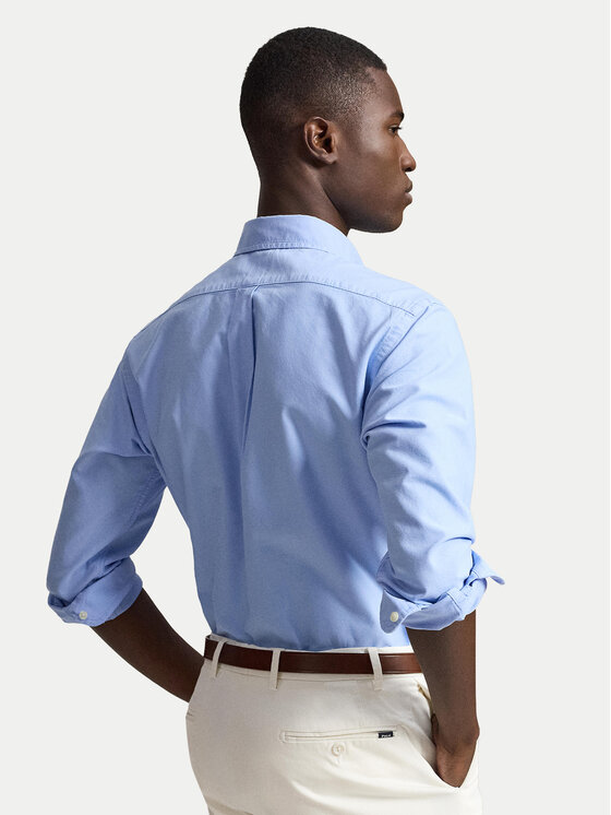 Polo Ralph Lauren Polo Ralph Lauren Marškiniai 710805564517 Šviesiai mėlyna Regular Fit