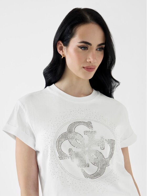 Guess Guess T-Shirt 182757 Biały Classic Fit