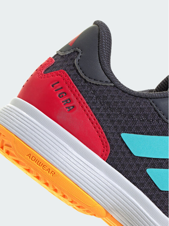 adidas adidas Buty halowe Ligra 8 Indoor Kids Szary