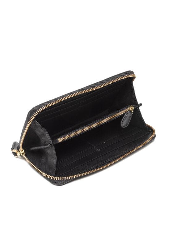 LAUREN RALPH LAUREN Lauren Ralph Lauren Große Damen Geldbörse Zip Cont Wlt 432876730003 Schwarz