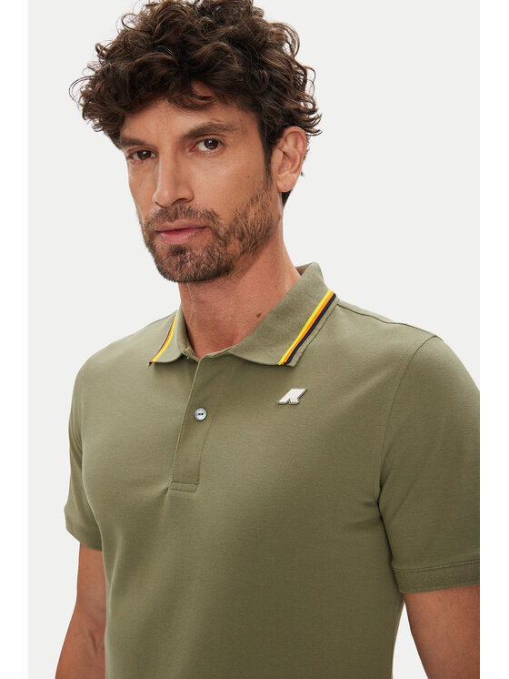 K-Way K-Way Polo Jud K1125DW Zielony Regular Fit