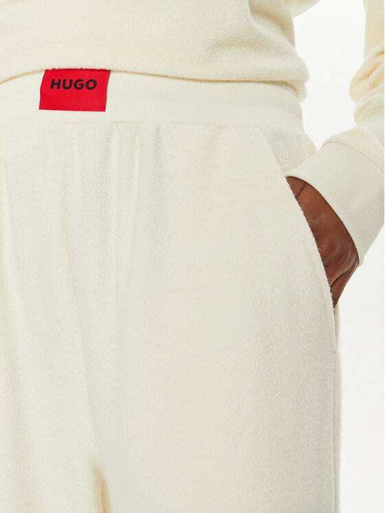 HUGO Hugo Pantaloni pijama Snoozie 50523406 Écru Regular Fit