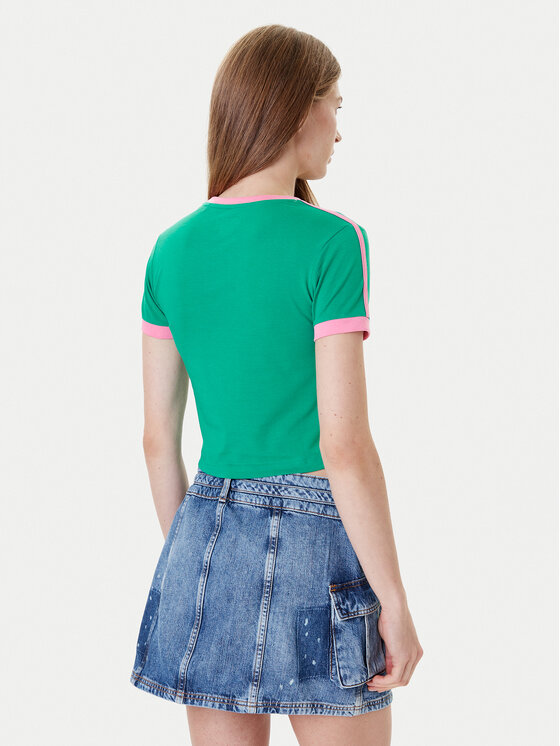Guess Jeans Guess Jeans Póló W5YI03 J1314 Zöld Regular Fit