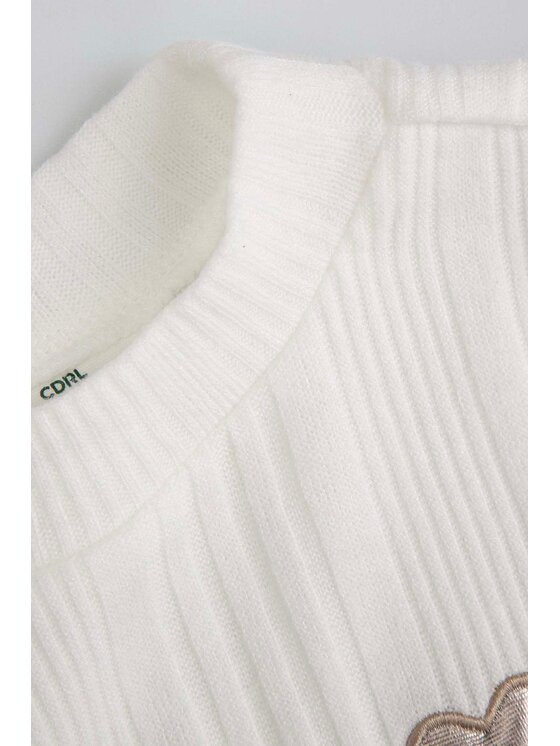 Coccodrillo Coccodrillo Sweter ZC5172501WGK-003 Écru Regular Fit