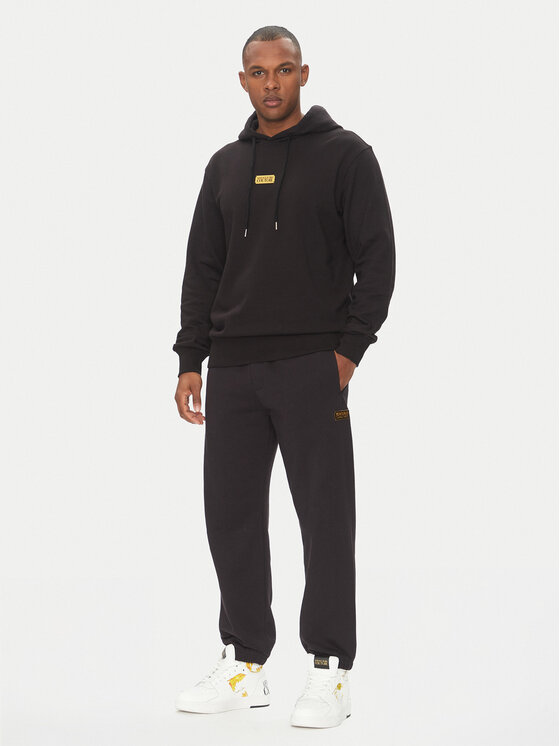 Versace Jeans Couture Versace Jeans Couture Sportinės kelnės 78GAAT08 Juoda Regular Fit