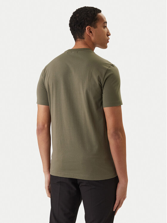 BOSS BOSS T-krekls 50506373 Haki Regular Fit