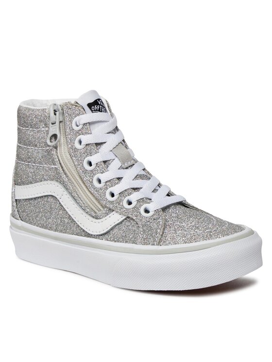 Scarpe vans store bambino argento