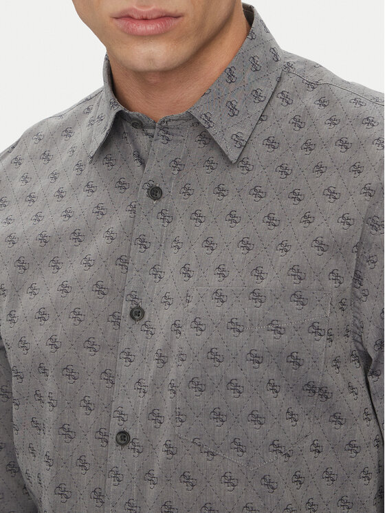 Guess Guess Cămașă M5GH65 WFXX1 Gri
