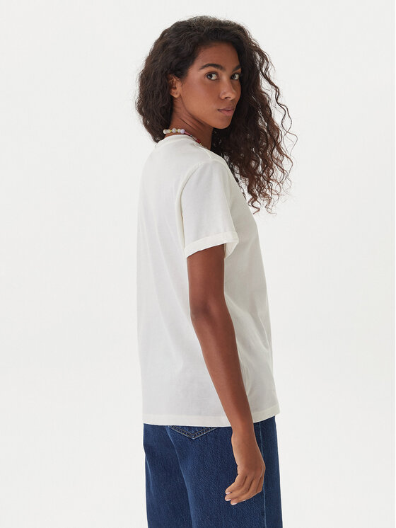 Roxy Roxy T-Shirt Oceanregular ERJZT06078 Εκρού Regular Fit