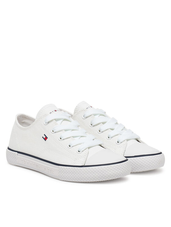 Tommy Hilfiger Tommy Hilfiger Teniși T3X9-33846-0890100 Alb