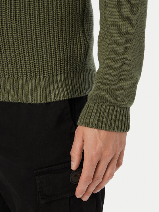Aeronautica Militare Aeronautica Militare Sweater 262MA1571UL00409 Khaki Regular Fit