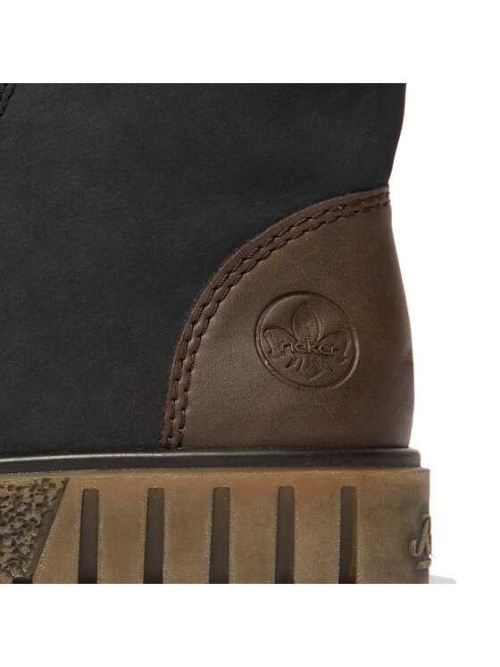 Rieker Rieker Schnürschuhe Y3401-14 Schwarz