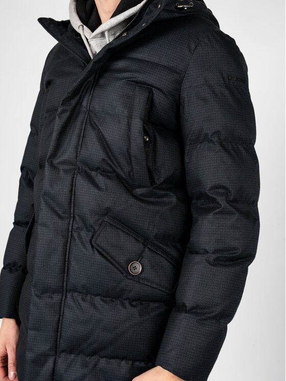 Geox Geox Parka M2628P T2956 Černá Regular Fit