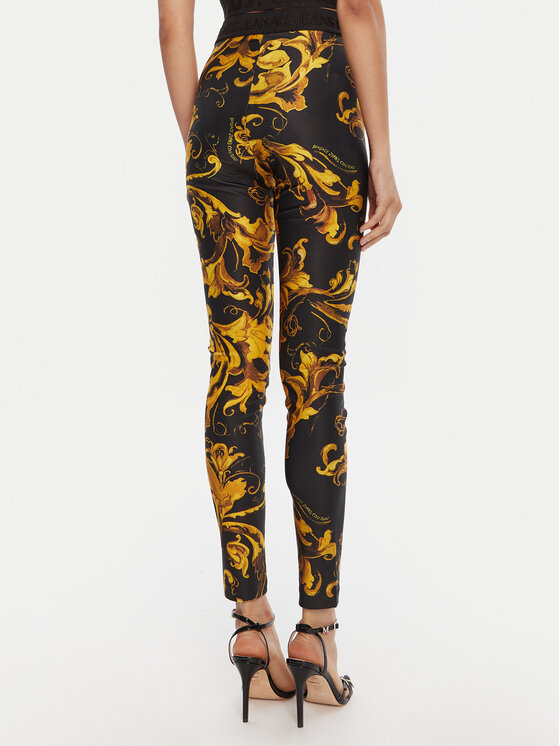 Versace Jeans Couture Versace Jeans Couture Legginsy 79HAC101 JS501 Czarny Slim Fit