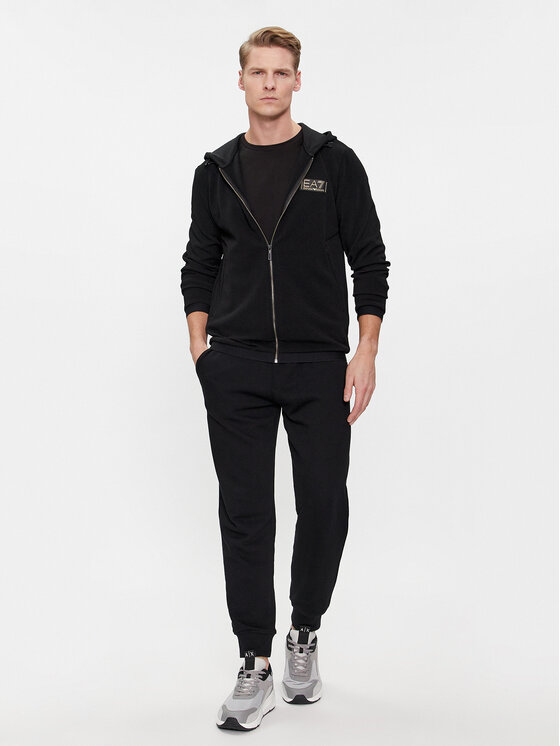 EA7 Emporio Armani EA7 Emporio Armani Mikina 6RPM69 PJG1Z 1200 Černá Regular Fit