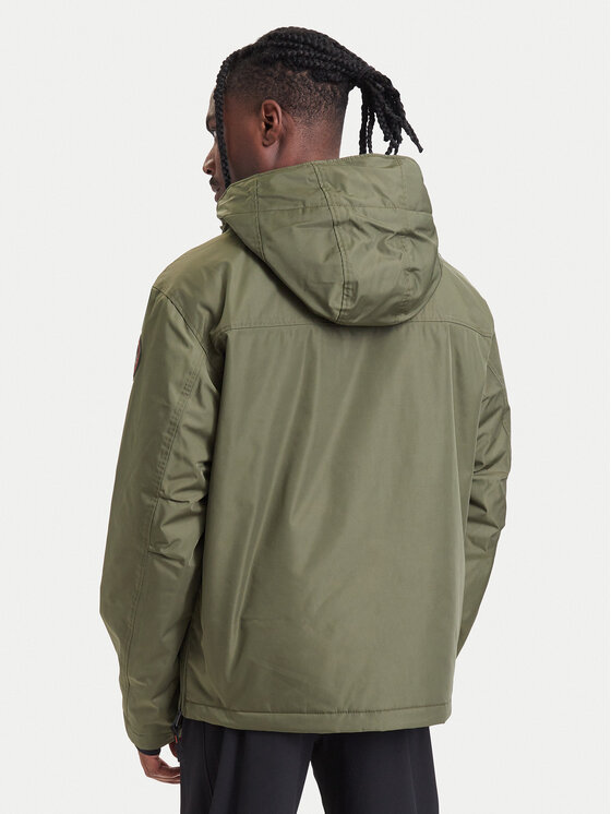 Napapijri Napapijri Kurtka anorak Rainforest Next NP0A4IB9 Khaki Regular Fit