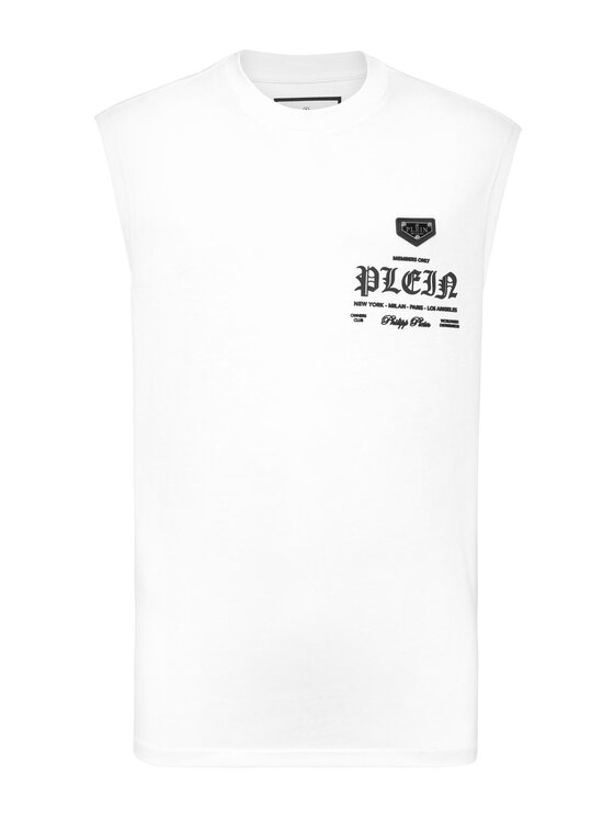 PHILIPP PLEIN PHILIPP PLEIN T-Shirt 25559 Biały Regular Fit