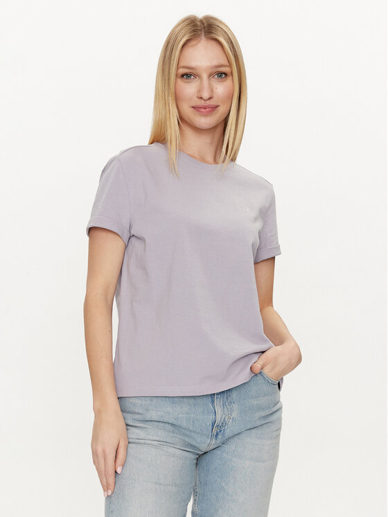 Mustang Mustang T-Shirt Alina 1012837 Fialová Regular Fit