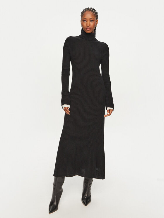 PINKO PINKO Φόρεμα υφασμάτινο Highlander 104470 A278 Μαύρο Regular Fit