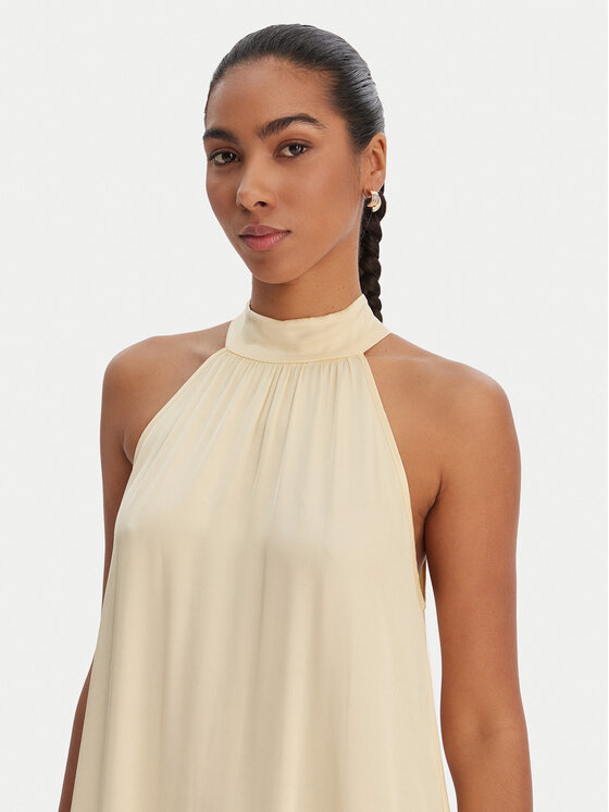 Fracomina Fracomina Vasaras kleita FR26SD3016W41301 Dzeltens Relaxed Fit