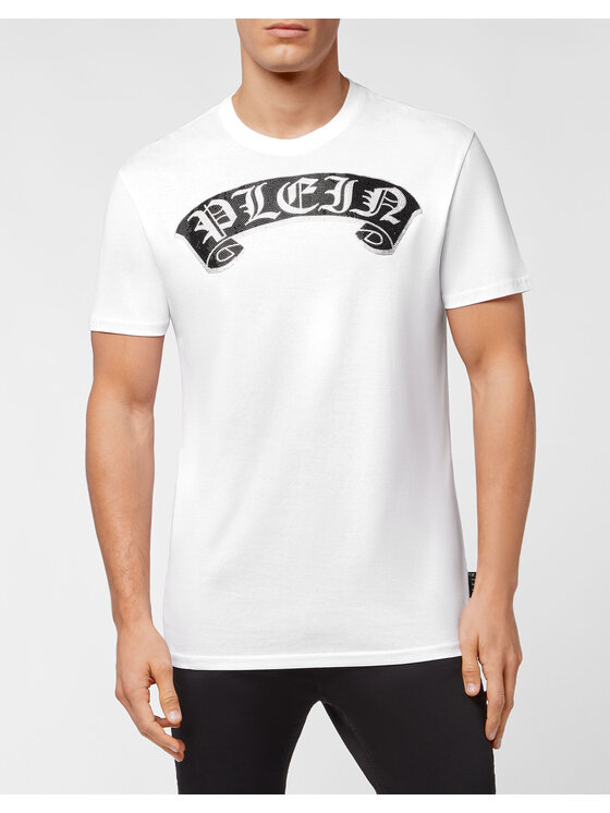 PHILIPP PLEIN PHILIPP PLEIN T-shirt 393 Bianco Regular Fit