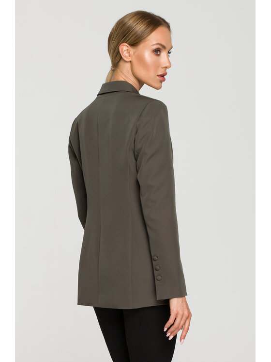 Made of Emotion Made of Emotion Marynarka M701 Zielony Casual Fit