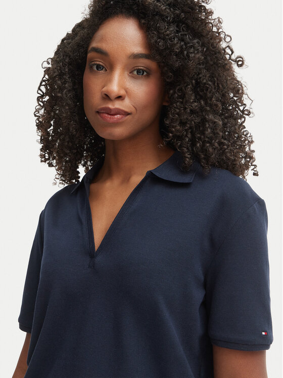 Tommy Hilfiger Tommy Hilfiger Polo marškinėliai WW0WW48720 Tamsiai mėlyna Relaxed Fit