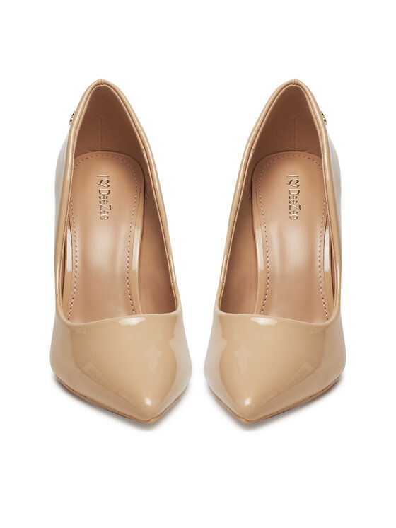 DeeZee DeeZee Pantofi cu toc subțire AB2-4503A Bej