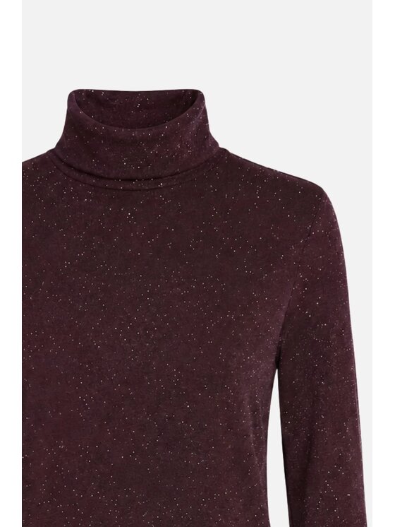 PINKO PINKO Μπλουζάκι Moss Maglia Μπορντό Regular Fit