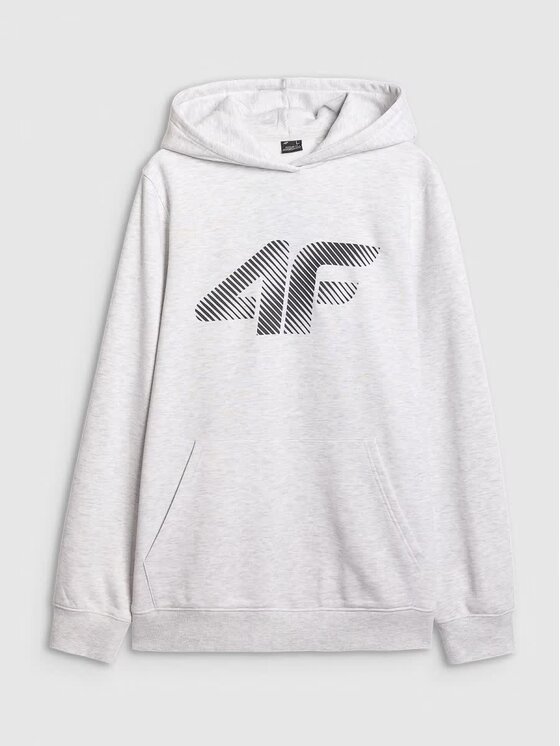 4F 4F Felpa 4FWMM00TSWSM1766-27M Grigio Regular Fit