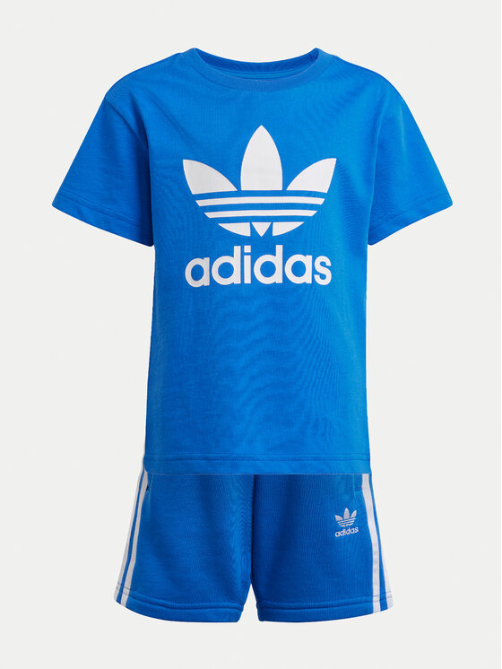 adidas adidas Súprava Tričko a šortky adicolor JC9157 Modrá Regular Fit