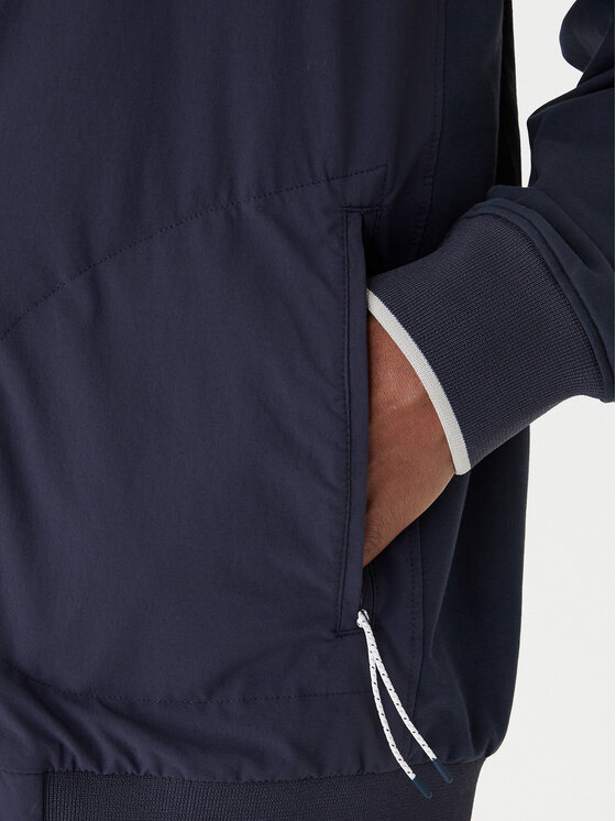 Aeronautica Militare Aeronautica Militare Majica dugih rukava 261AF0519UCT04291 Tamnoplava Regular Fit