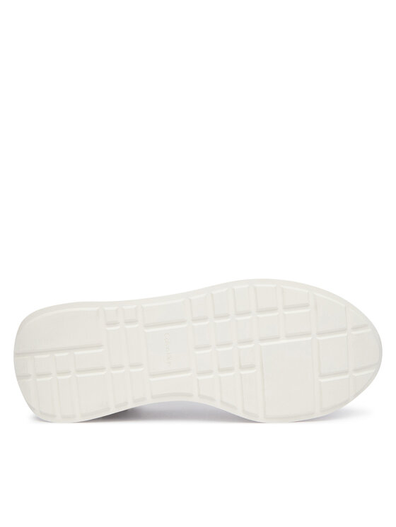 Calvin Klein Calvin Klein Sneakersy Retro Runner Lace Up Sock YW0YW02060 Bílá