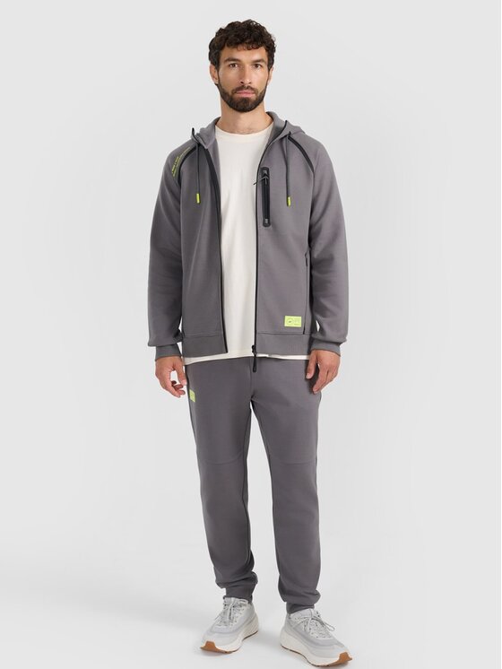 4F 4F Felpa 4FRAW25TSWSM2456-23S Grigio Regular Fit