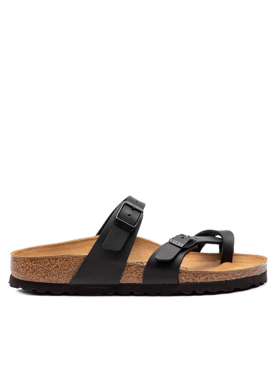Birkenstock Birkenstock Čības uz pirksta Mayari 0071793 Melns