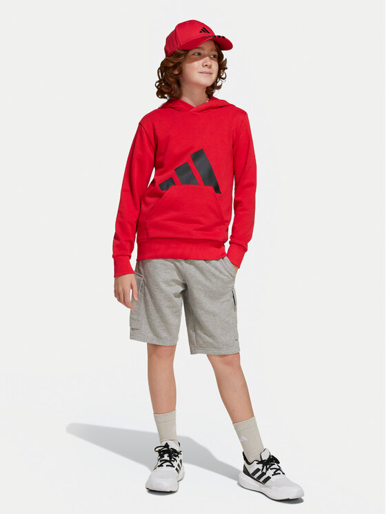 adidas adidas Bluză Essentials JE1389 Roșu Regular Fit