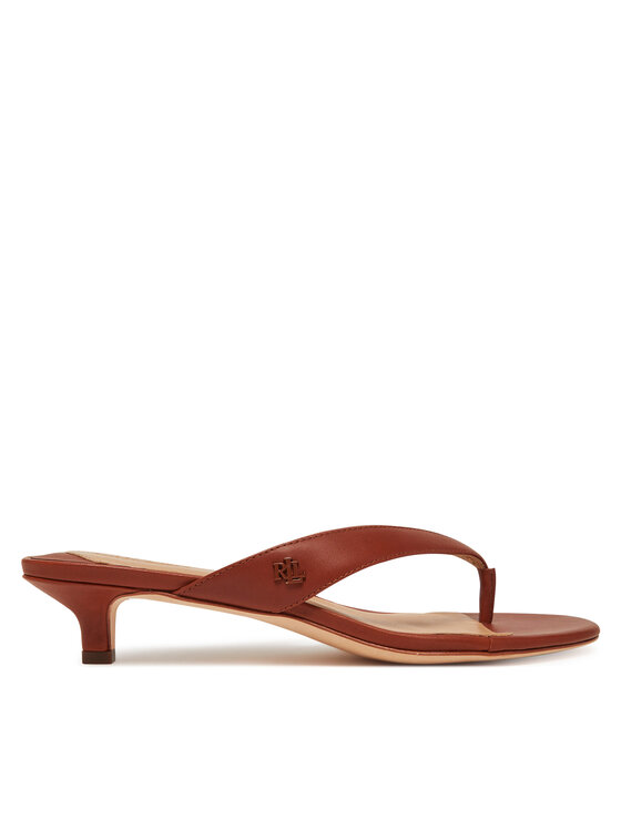 LAUREN RALPH LAUREN Infradito Francesca 802966841002 Marrone, taglia : 38