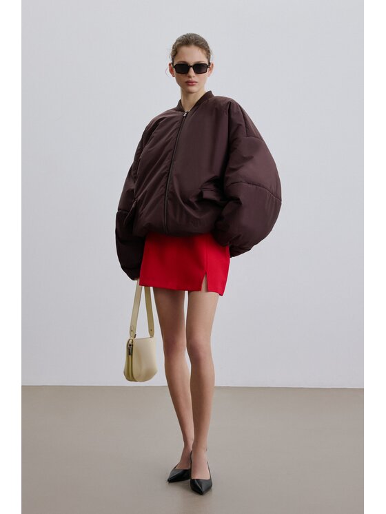 Estro Estro Μπόμπερ μπουφάν ER00119219 Καφέ Oversize