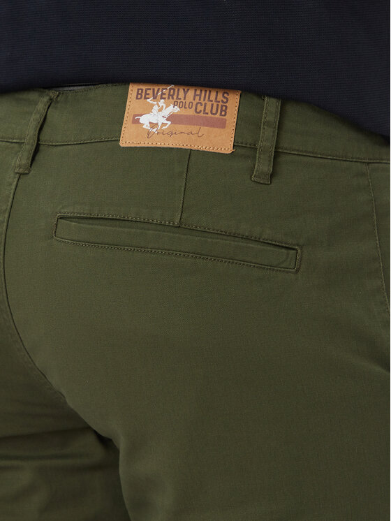 Beverly Hills Polo Club Beverly Hills Polo Club Шорти от плат P-SS26M-B476380 Зелен Regular Fit