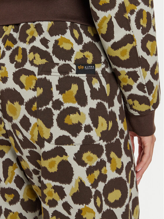 Alpha Industries Alpha Industries Teplákové kalhoty 148050C Hnědá Regular Fit