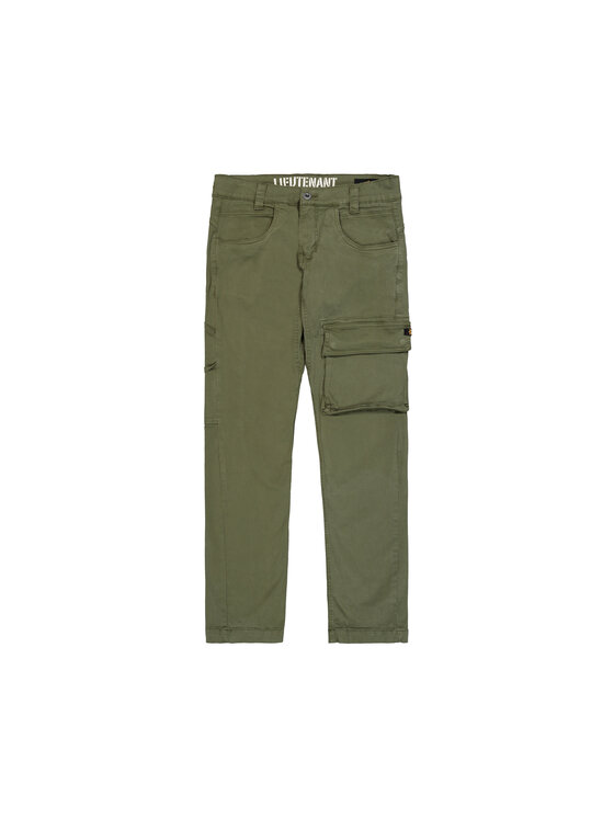 Alpha Industries Alpha Industries Cargo nohavice Lieutenant Pant Zelená Straight Leg