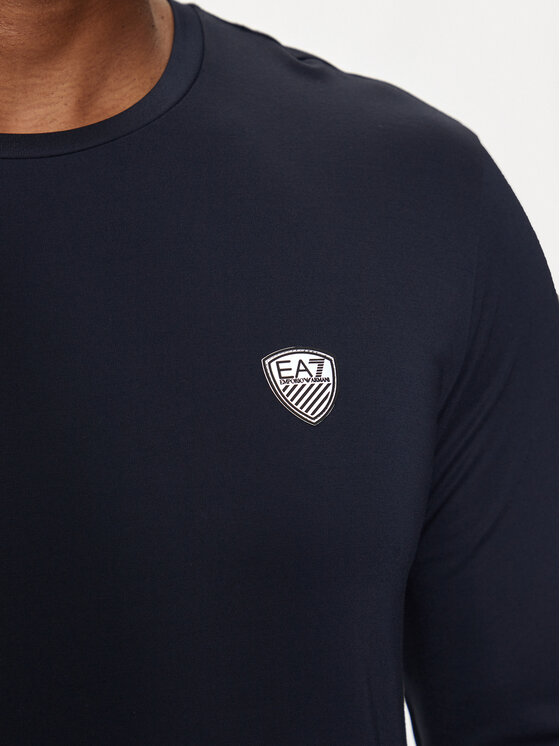 EA7 Emporio Armani EA7 Emporio Armani Hosszú ujjú 8NPT17 PJRGZ 1562 Fekete Regular Fit