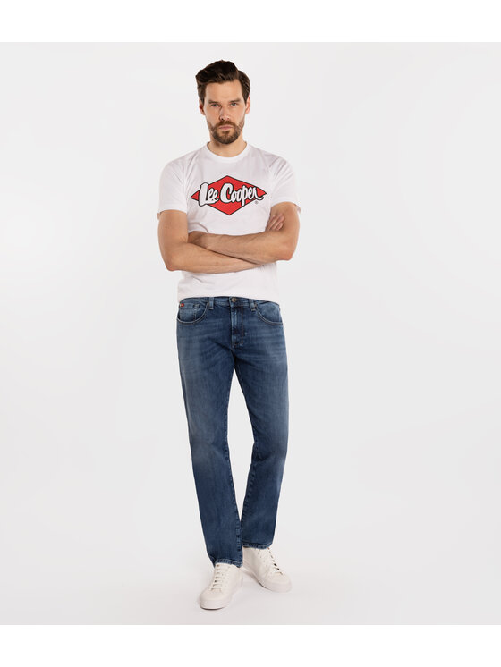 Lee Cooper Lee Cooper Jeansy LC7504 1558 Niebieski Tapered Fit