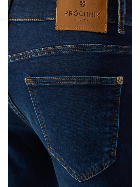 Próchnik Próchnik Jeansy PM9 SP113225000003 Granatowy Slim Fit